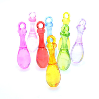 Children's Acrylic Crystal Bowling Pendant Girls Children's DIY Beaded Toy Material Pendant Small Jewelry