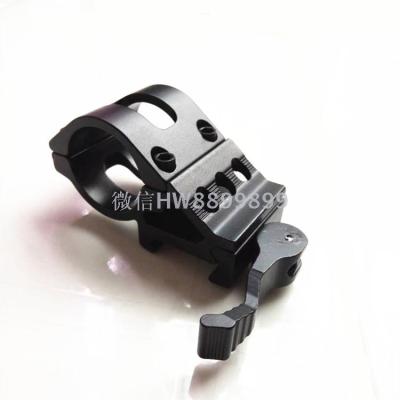 T2008 quick detaching of the neck, quick removal of 25.4 pipe diameter quick disassembly fixture side flashlight clip.