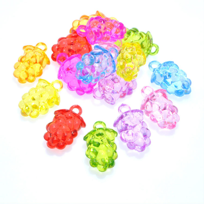 The Children acrylic grape color Children imitation crystal toy gem video game fun push grab reward