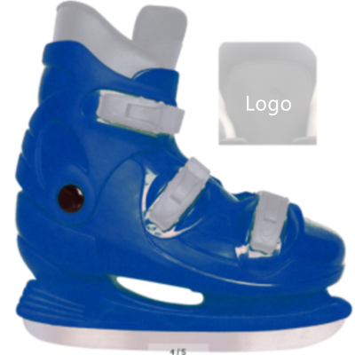 Stock selling ice knife skate shoes adult children's blue spot