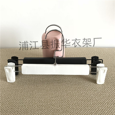 Zhenhua plastic clothing rack and hook pants frame 360 degrees rotating adult trousers rack.