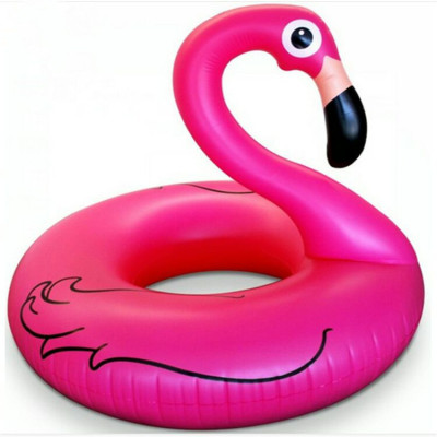 Manufacturer wholesale flamingo swimming ring 1.2m adult ring inflatable ring