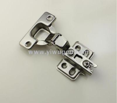 Cabinet hardware spring plate cold rolled steel hinge four hole two hole base fixed hinge a-0603.