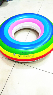 The manufacturer wholesalers new rainbow swimming rings for ordinary swimming children under the armpits.