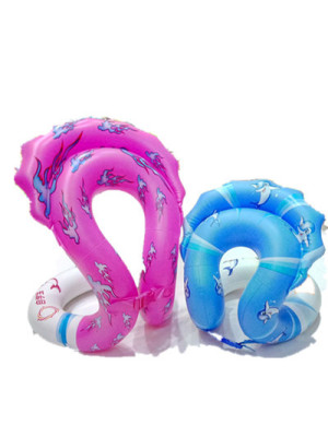 Factory direct selling spot new thick double air bag swimming self - learning treasure PVC swimming circle children.
