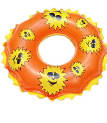 Manufacturers direct sales of new solar swimming ring children sunflower ring life ring PVC swimming ring