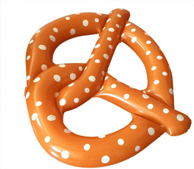 The new factory wholesale inflatable bagel floating swimming ring life buoy water mount ring