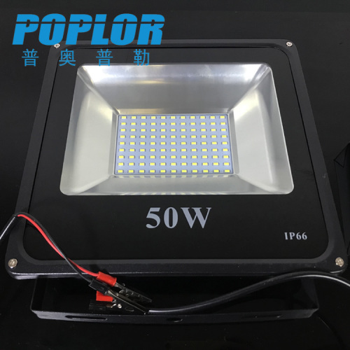 led low voltage dc12v flood light with clamp 50w outdoor construction site floodlight