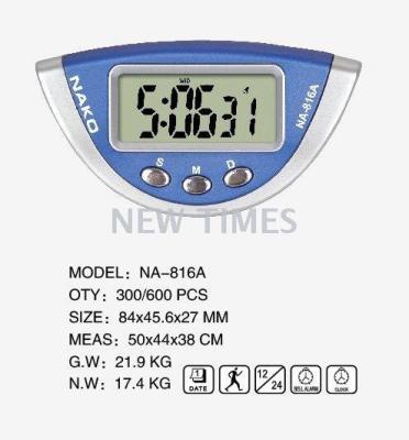 The factory sells NAKO na-816a car electronic clock mini electronic clock small alarm clock.