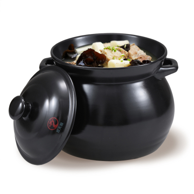 Black braised clay pot with high temperature clay pot in stock.