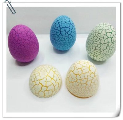 Supply foreign trade sales tumbler dinosaur crack eggs can be loaded with things color egg toys wholesale