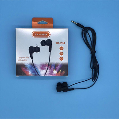 The low - tone earphone has a universal ear - type 4D surround heavy bass with comfortable tk-204.