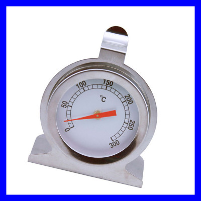 Axial type oven thermometer.