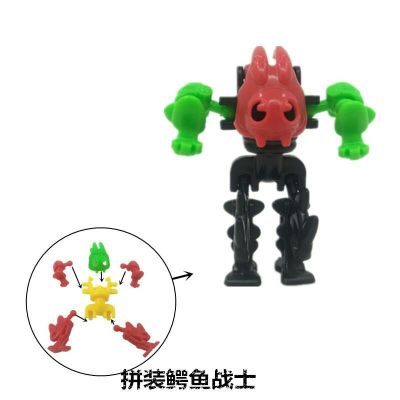5.0-twist egg gift pack puzzle crocodile warrior small toy.