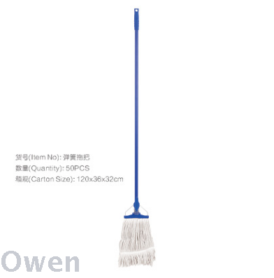 Blue rod cotton thread mop