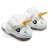 Soft white unicorn cotton slippers winter warm plush floor slippers gold feeler children adult shoes