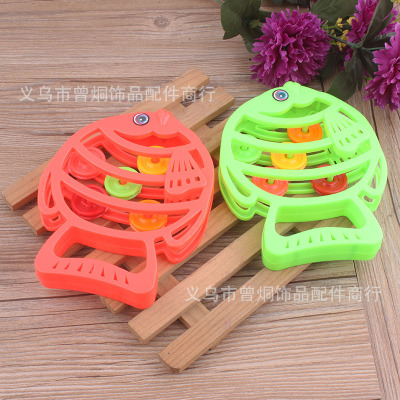 Yubidian fish bell hand bell children's toy plant bell daily provisions wholesale