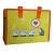 Auspicious middle number, gift bag, packing bag. Green bags, shopping bags, bags.
