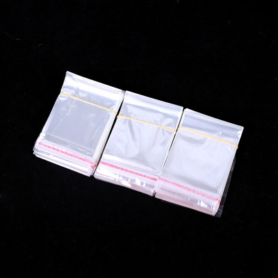 6 * 9 spot manufacturers wholesale transparent plastic bags OPP adhesive self - adhesive bag accessories toys packaging bags can be customized