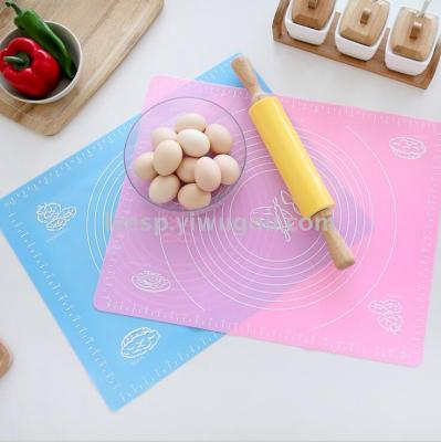 The silicone pad is used to roll out the pad, and the heat insulation cushion is 50*40cm.