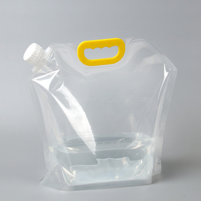 Outdoor items folding water bag plastic drinking water bag liquid bag portable water bag portable self-supporting.