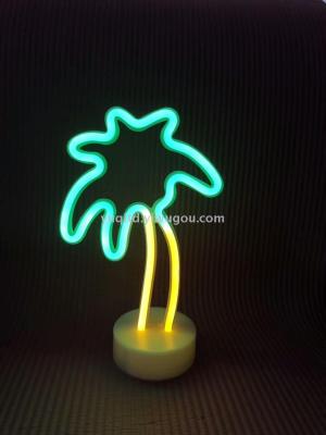 LED lamp shaped lamp LED decorative light flamingo pineapple fairy lamp.