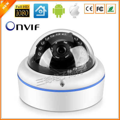 Indoor Dome Vandal proof IP Camera 960P 1080P Optional ONVIF Surveillance Camera IPF3-17162