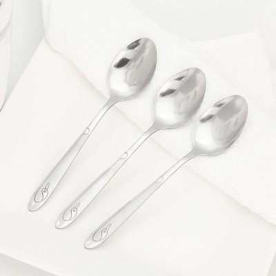 Chengfa stainless steel tableware swan, spoon, stainless steel table spoon west Chinese table spoon manufacturers direct sales