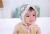Korean version bowknot full lace lace summer cool baby cap baby first year palace hat princess cap