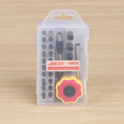 The new multi-function screwdriver set screw with screwdriver set size is complete.