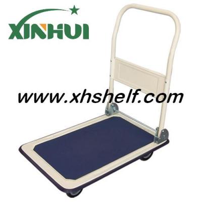 Hot-selling supermarket warehouse foldable hand trolley cart, size color wheel can be customized.