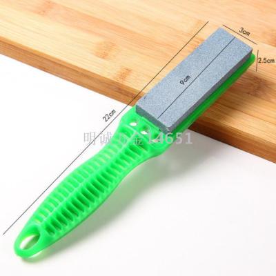 Double-sided grindstone grindstone double-sided street running knife sharpener brush