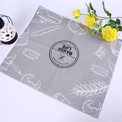 The manufacturer's direct selling film burger paper food paper food wrapping paper fast food packaging kraft paper.