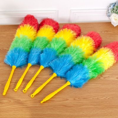 Factory direct sale household cleaning duster feather duster ultra-fine fiber duster dust duster PP silk duster