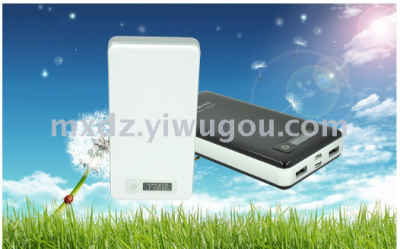 20, 000 milliampere capacity with LED power display mobile power intelligent large current charging treasure.