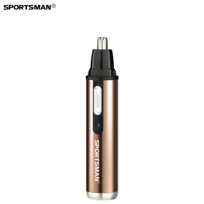 SPORTSMAN Electric nose hair Trimmer stainless steel Rechargeable nose hair Scraper for men And for women with a Scissors