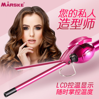MARSKE Curling iron LCD Perm Dry and wet Protector Electric CERAMIC hair Styling tool