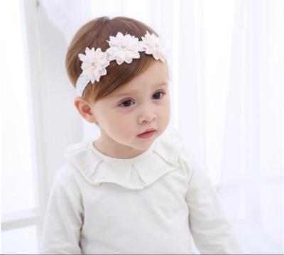 Korean version of the new children 's hair band three flower drill baby hair ornaments baby photo props manufacturers wholesale