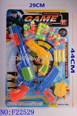 New toys wholesale Q version of table tennis ball soft gun toy gun wholesale F22529.