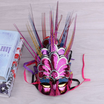 Halloween masquerade girl mask ghost festival children's day mask supplies crown mask