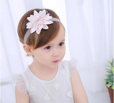 Korean hot style children 's headwear baby accessories water soluble flowers headwear girls embroidered headwear wholesale