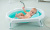 New TPR baby folding bathtub.