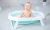 New TPR baby folding bathtub.