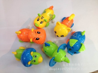 Infant Early Childhood Education Winding Toys Six Mixed Winding Toys Animal Winding Mixed Stall Toys