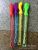 New Fruit Series 38cm Bubble Wand Five-Ring Colorful Bubble Wand Summer Stall Hot Selling Toys