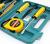 Multi-Element Tm812 Toolbox Flat Pliers Screwdriver Electric Pen Tape 7-Piece Car Household Tools Spot Wholesale