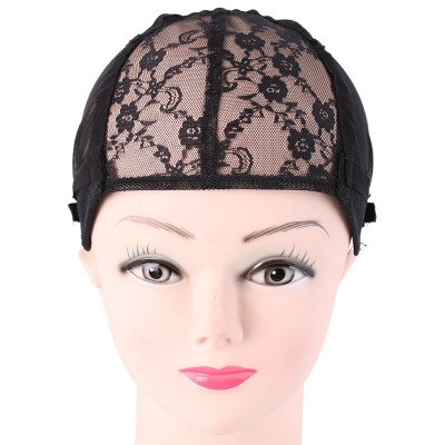 Small rose high elastic net false hair net hat, with ear and tail button net, WIG CAP sells WIG accessories.