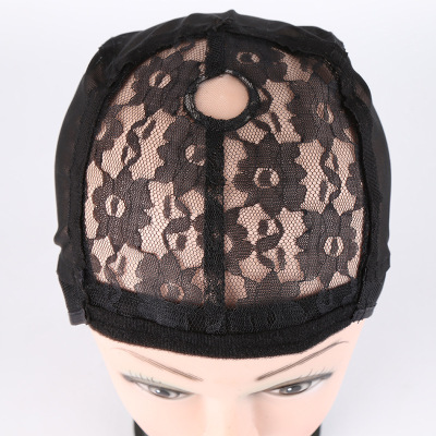 With ears, a small rose high elastic net, human hair net accessories WIGCAP.