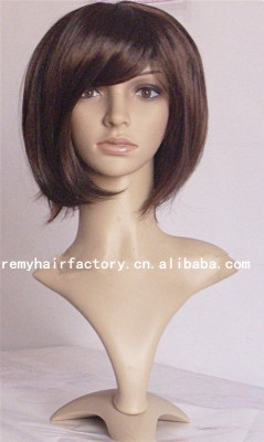 WIG factory to take the goods price Q oblique bangs WIG WHOLESALE WIG.