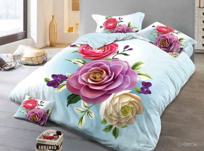 Bedding wholesale activated cotton four - piece super - soft fabric printing smoothness